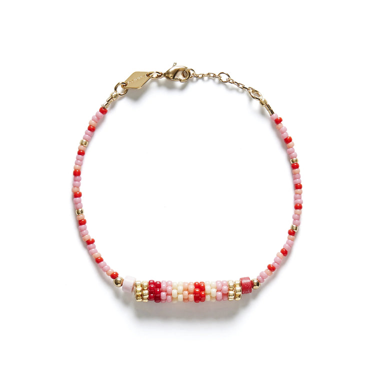Anni Lu - Barrel bracelet rose
