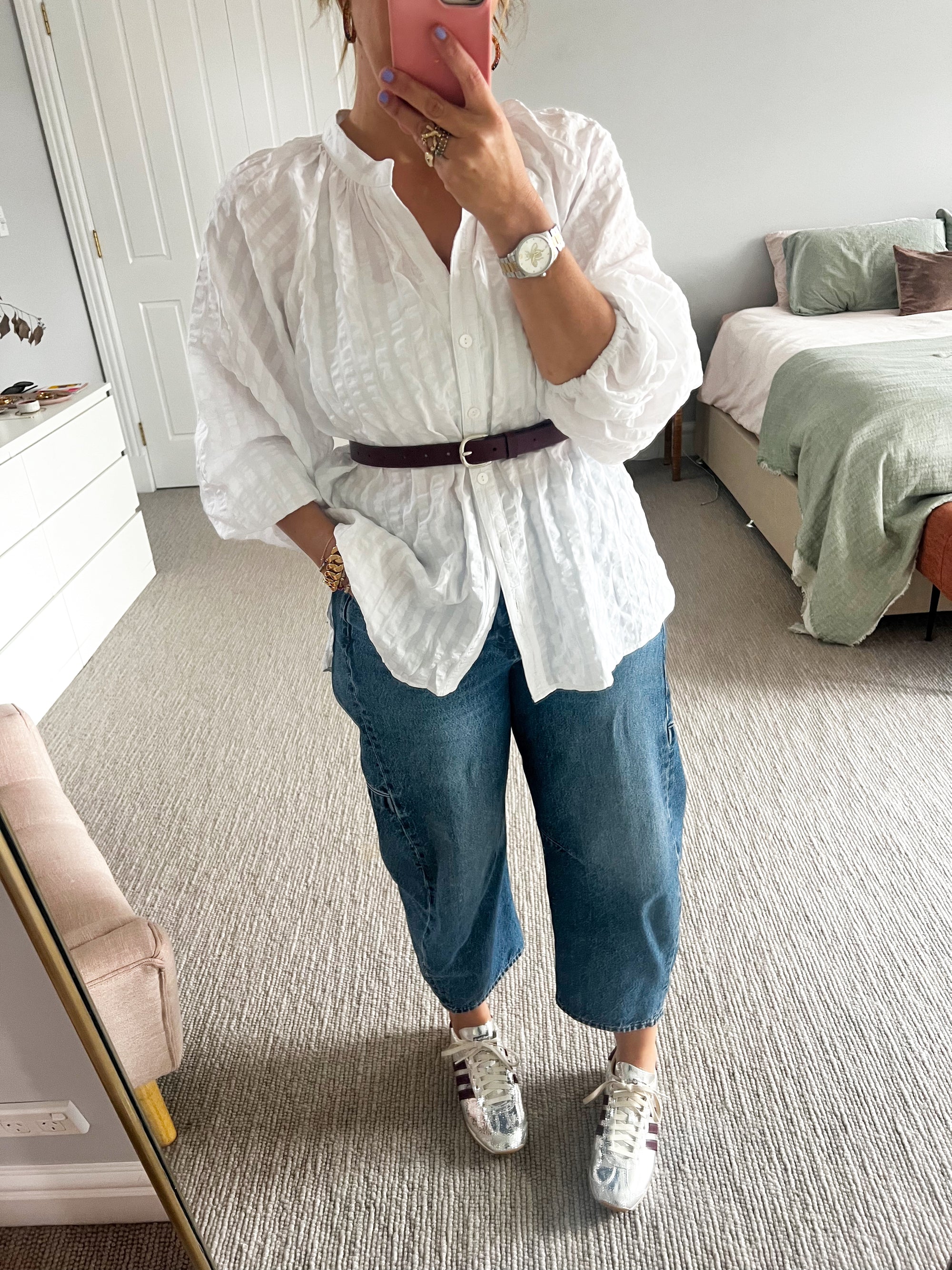 Kiik Luxe - white blouse * pre-loved *