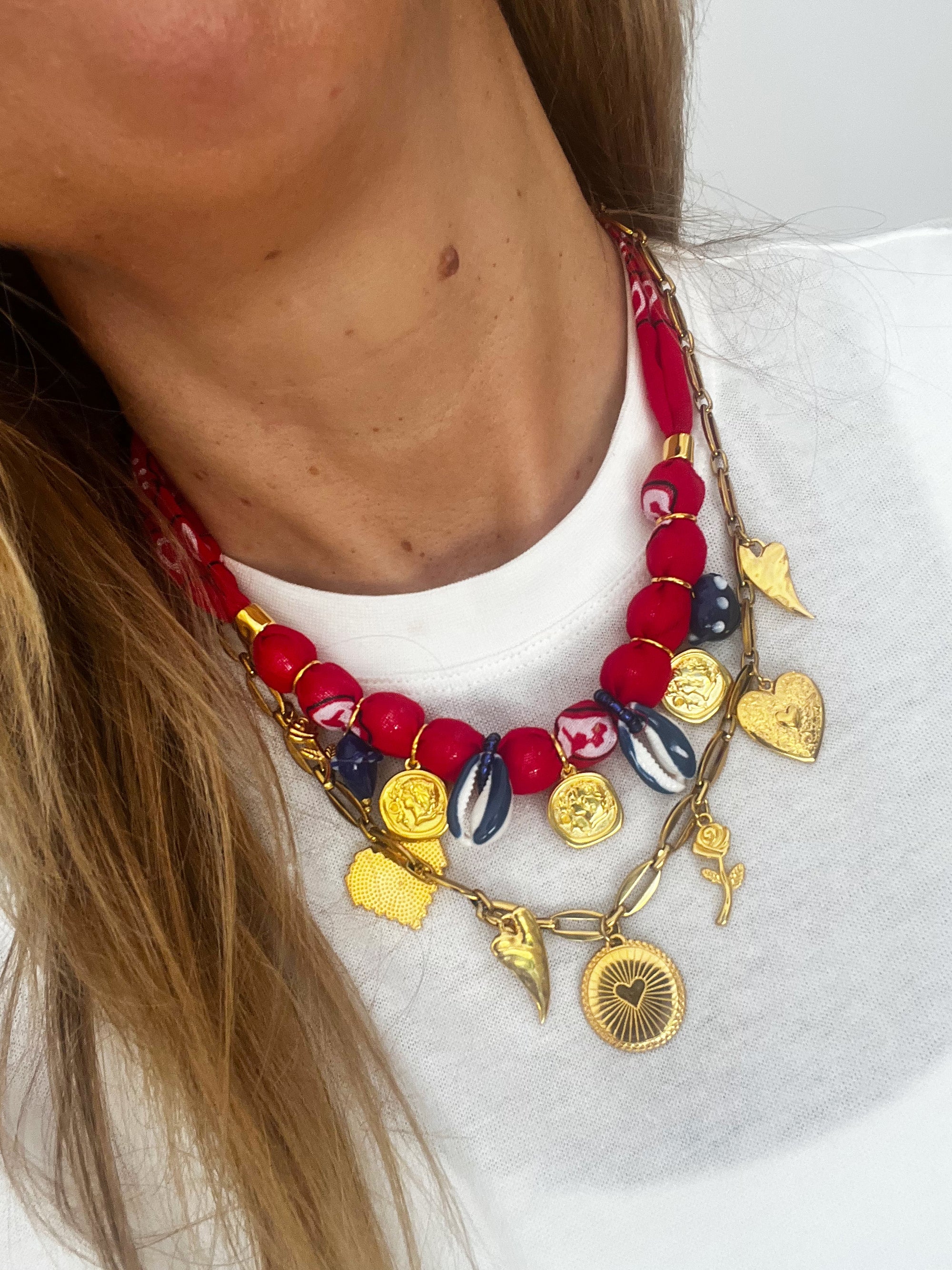 Goupi -  Gold charm necklace