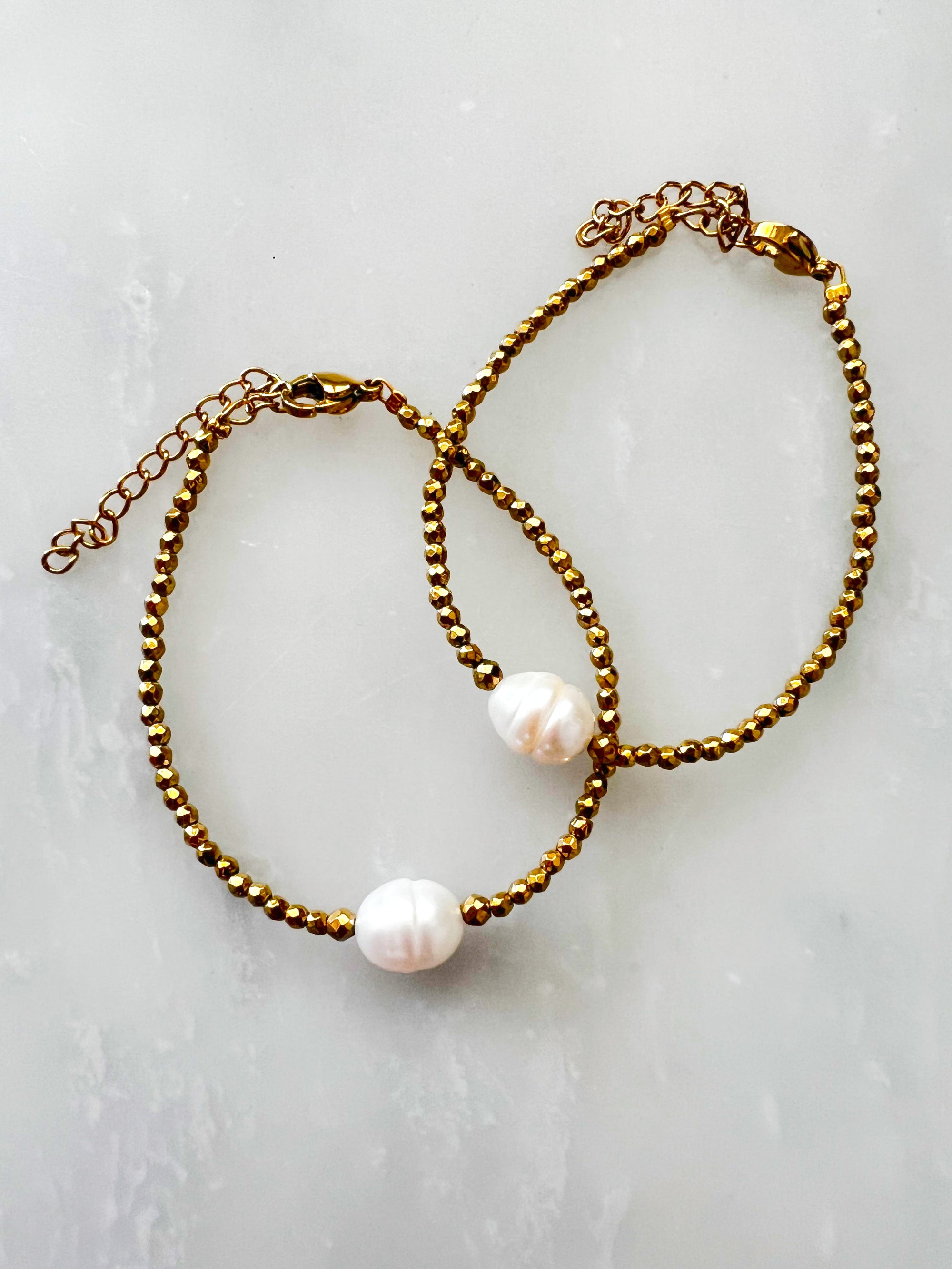 Goupi -  Gold Pearl Bracelet