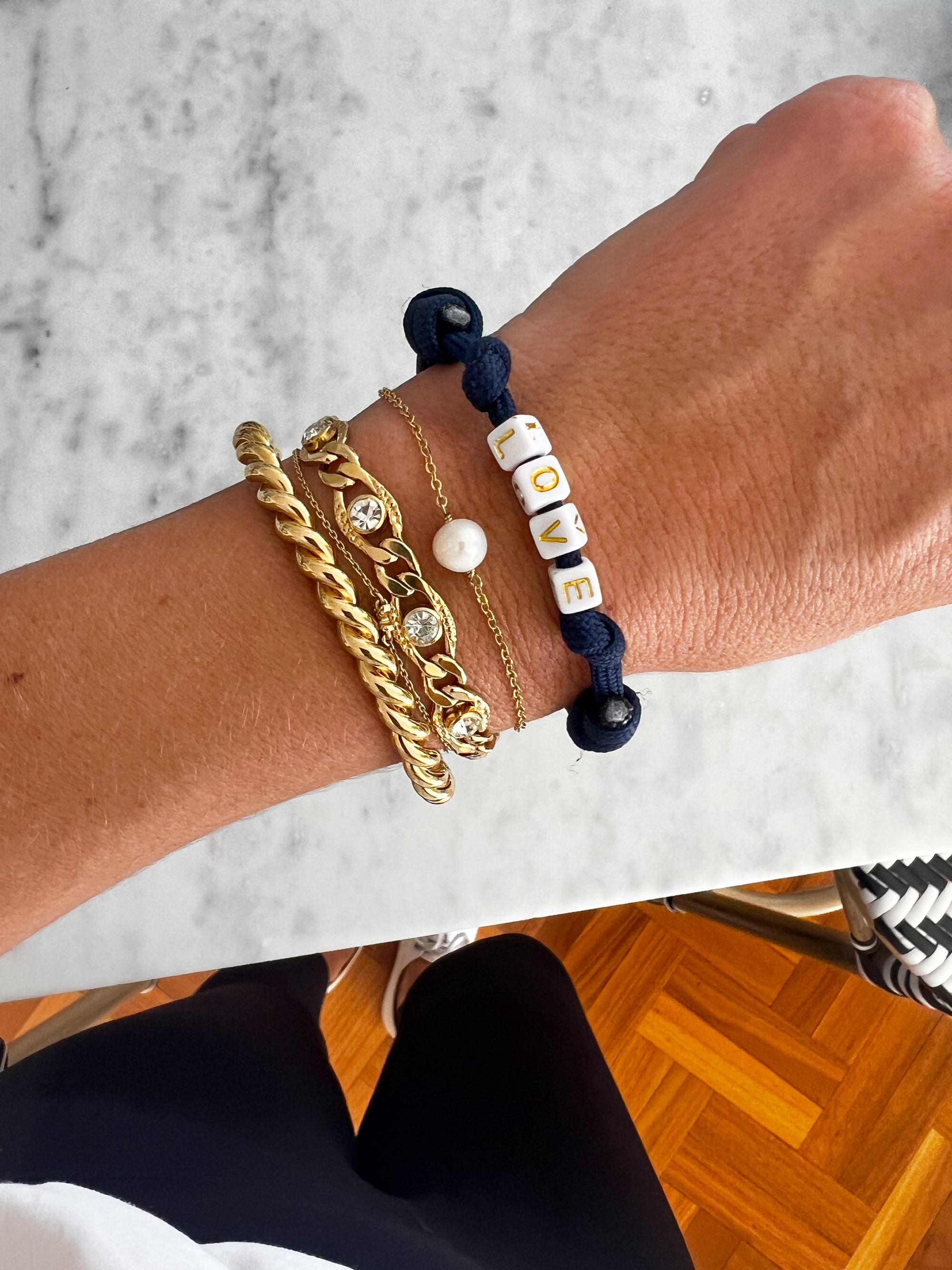 Petite Chou - navy bracelet
