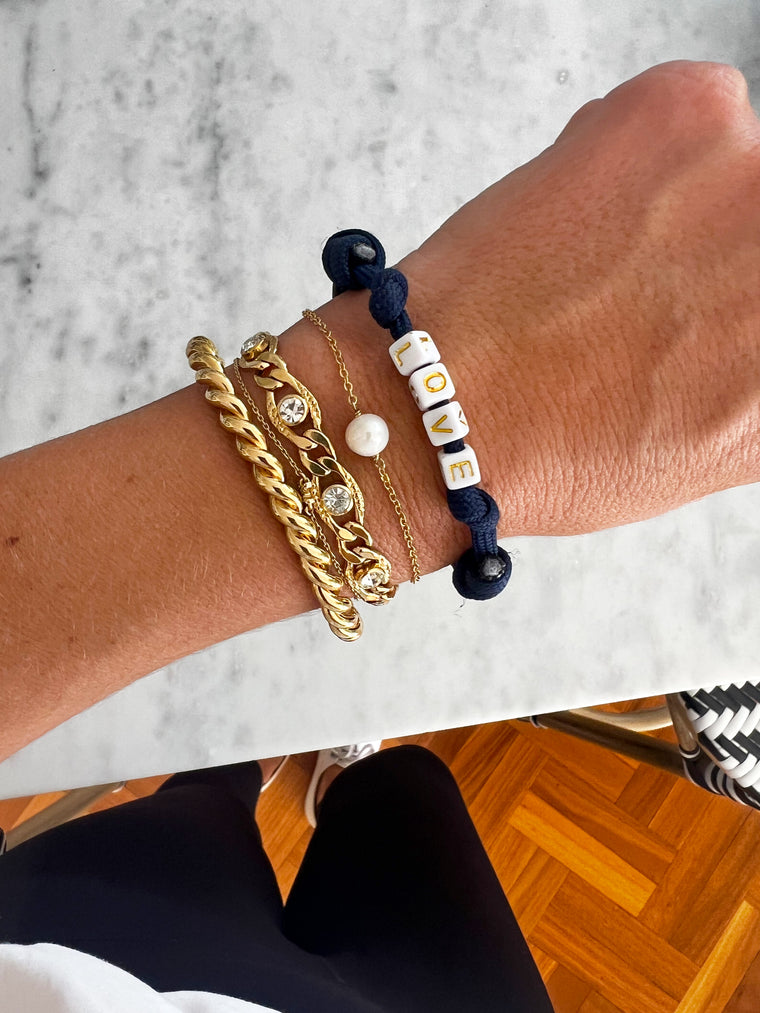 Petite Chou - navy bracelet
