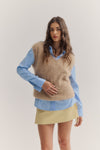World of Nomads - Ebony latte vest