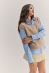 World of Nomads - Ebony latte vest