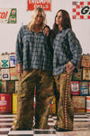 Sabbi - Canvas hearts pants - camo