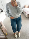 World of Nomads - Isabella grey jumper