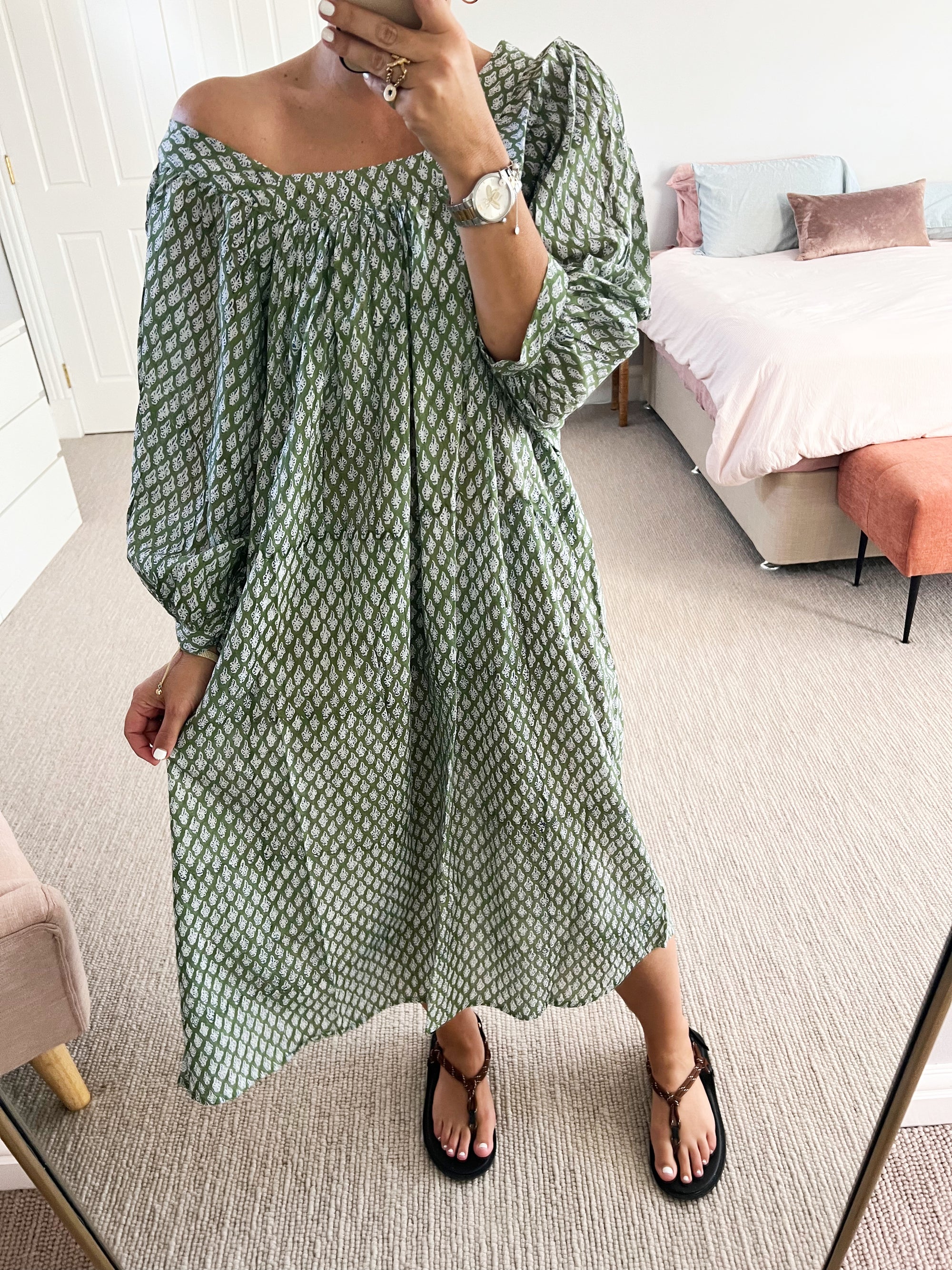 Sadhu - Butti smock green ** pre-loved **