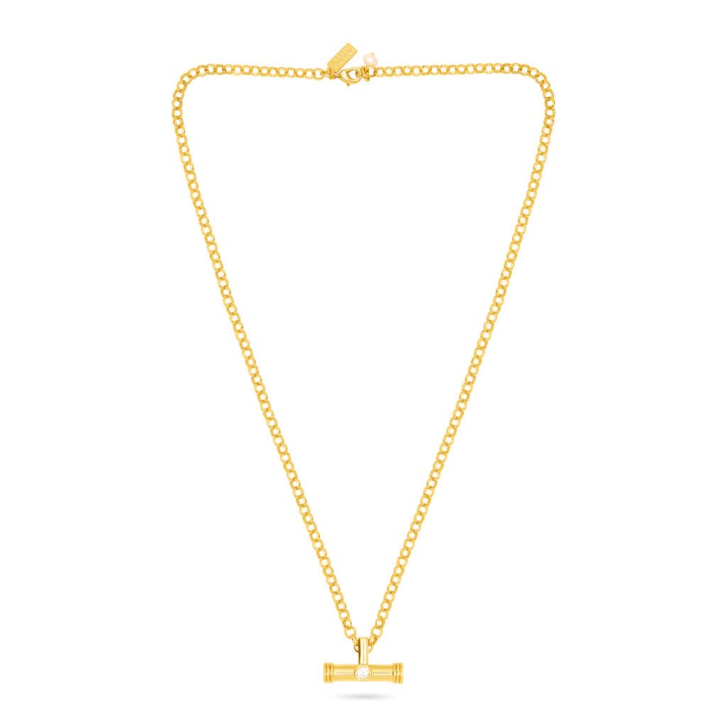 Talis Chains -  T-bar pendant necklace