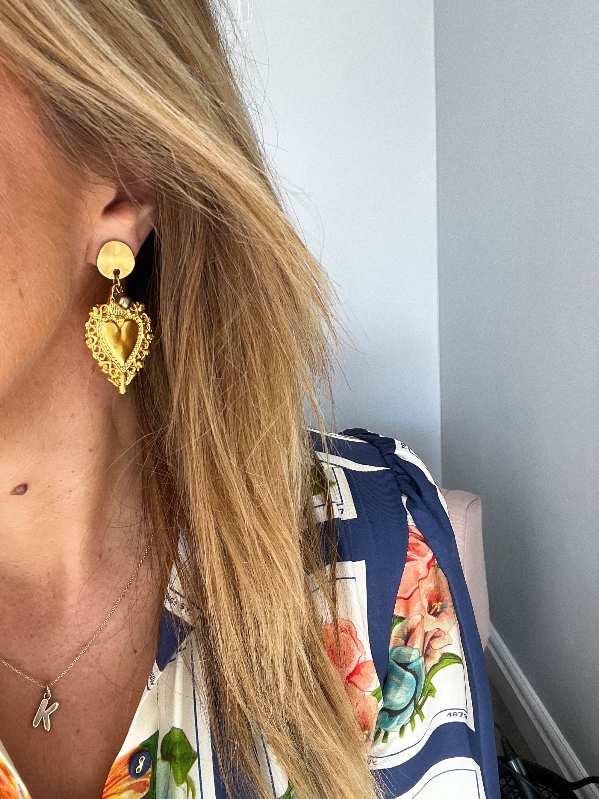 Goupi -  Heart earrings **