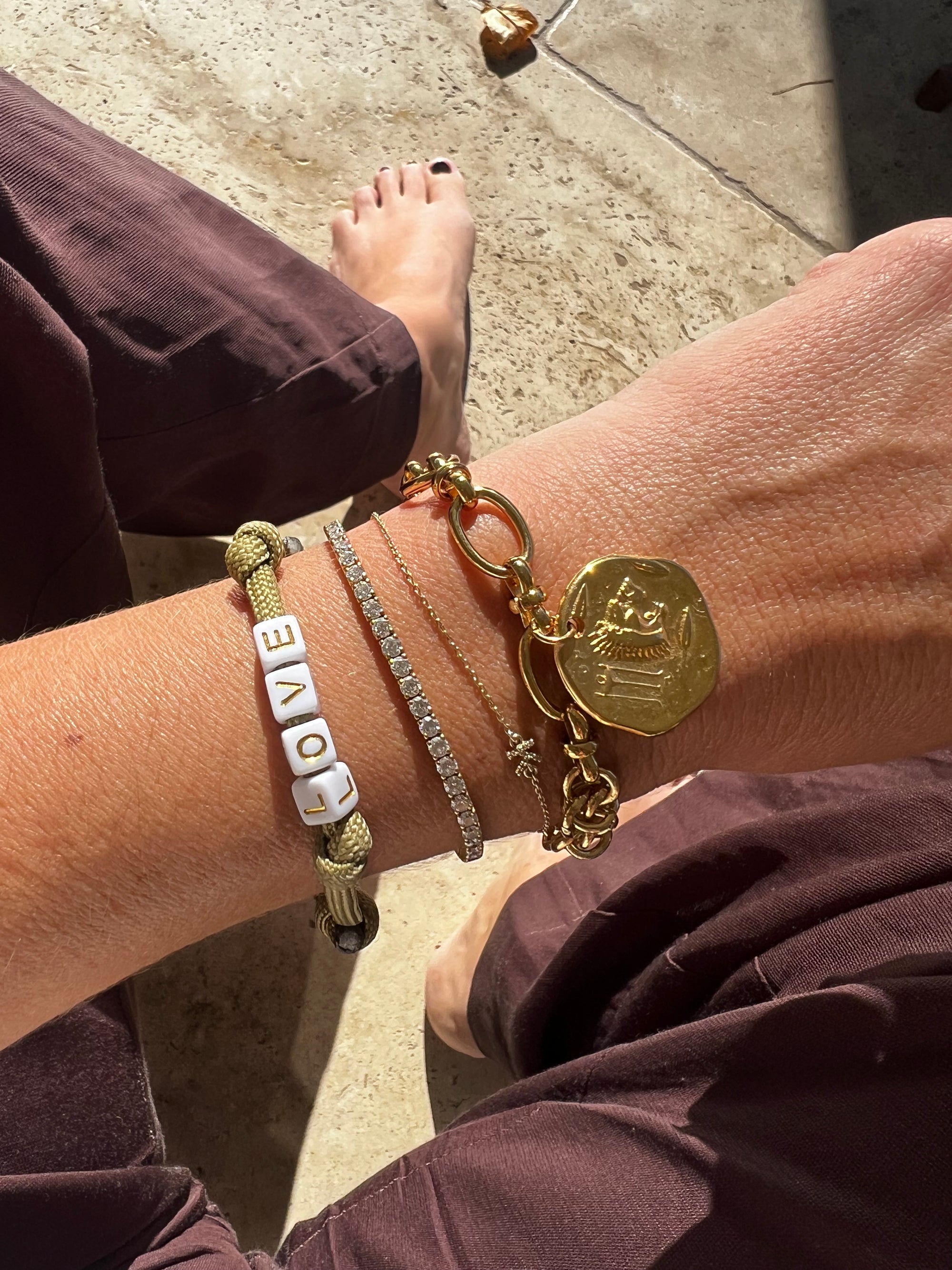 Petite Chou - army green bracelet