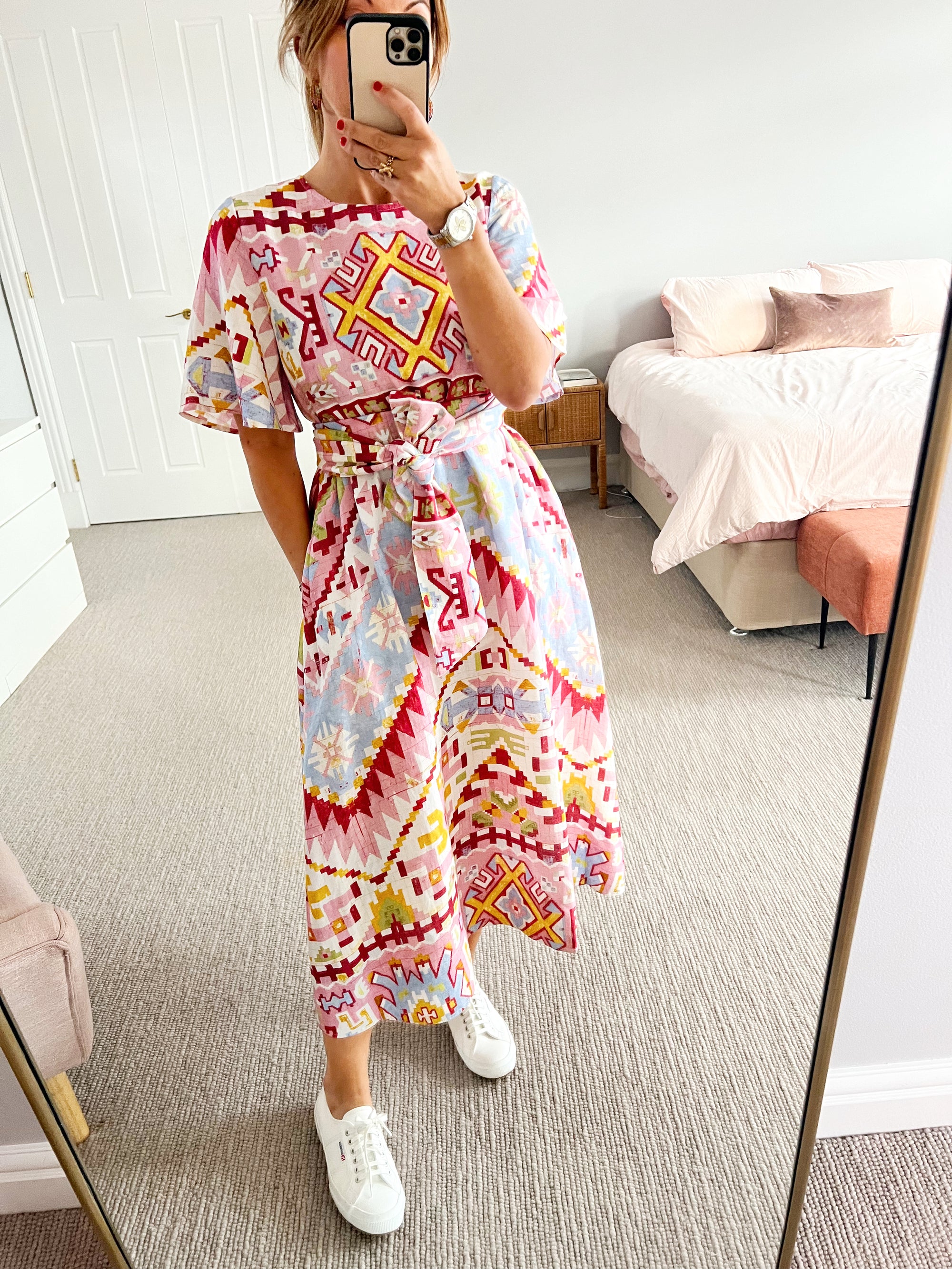 Binny Sarape dress pre loved The Slow Mode