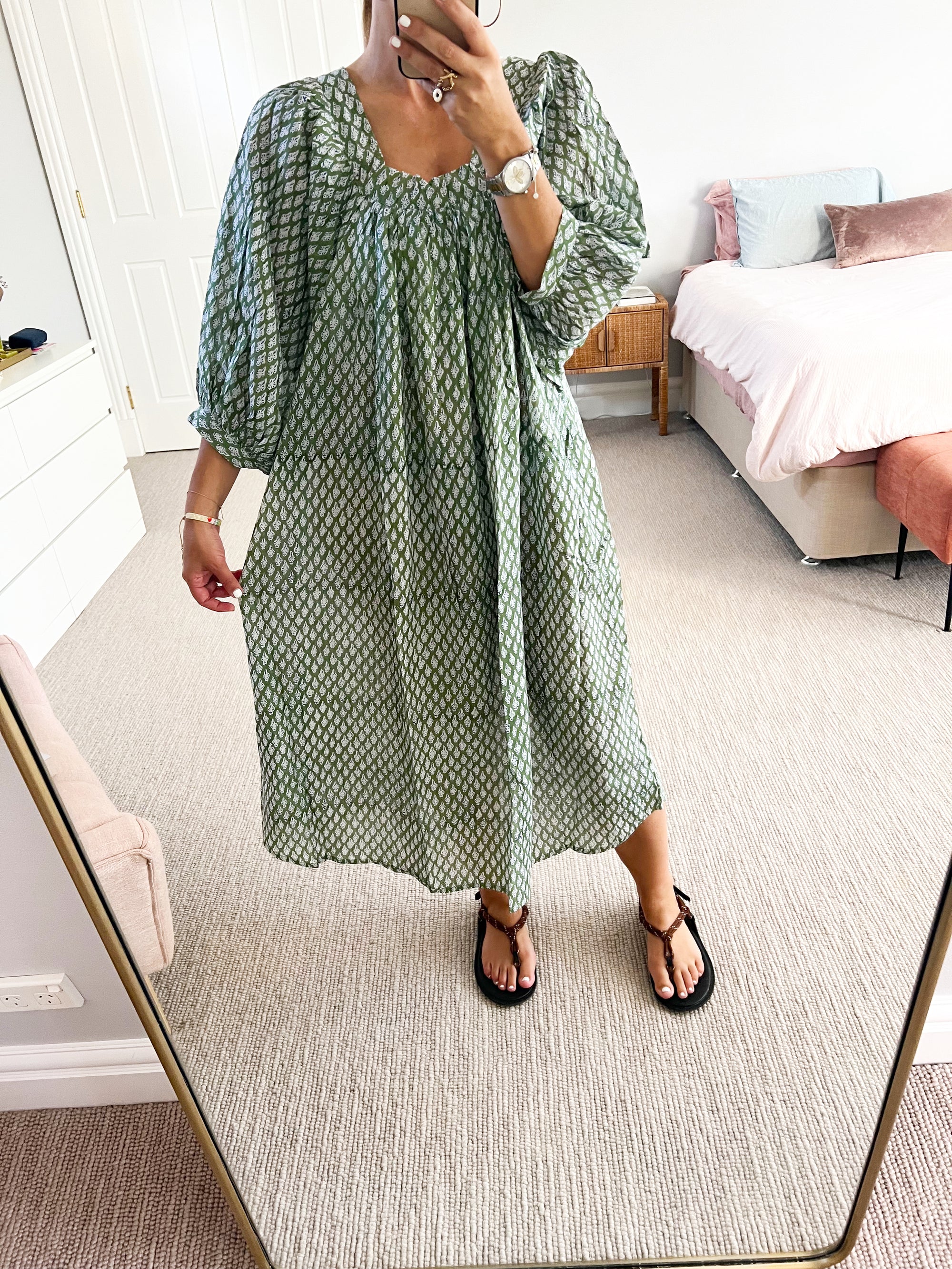 Sadhu - Butti smock green ** pre-loved **