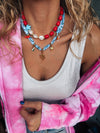 Goupi -  Pale blue bandana necklace