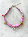 Goupi -  Pink bandana necklace **