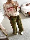 Sabbi - Canvas hearts pants - camo