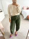 World of Nomads - Frankie Oatmeal Cardi *pre-loved*