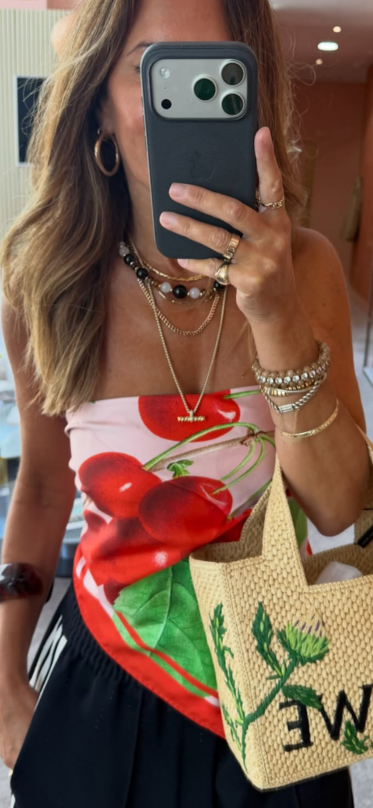 Talis Chains -  T-bar pendant necklace