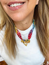 Goupi -  Rainbow bandana necklace