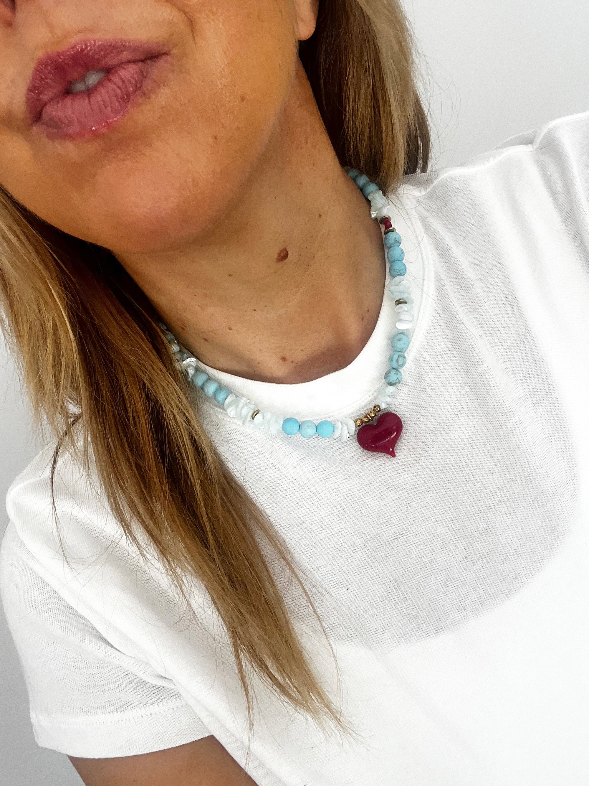 Goupi -  Turquoise necklace