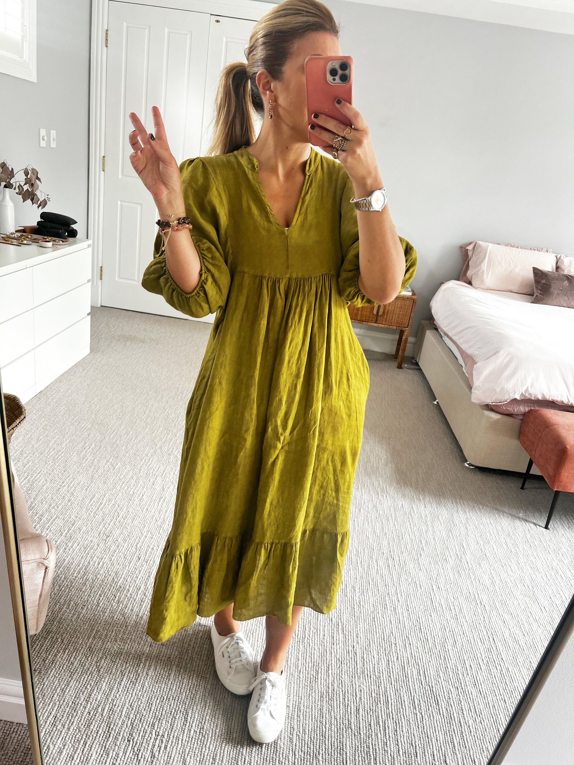 TSM - Yasmine dress - olive