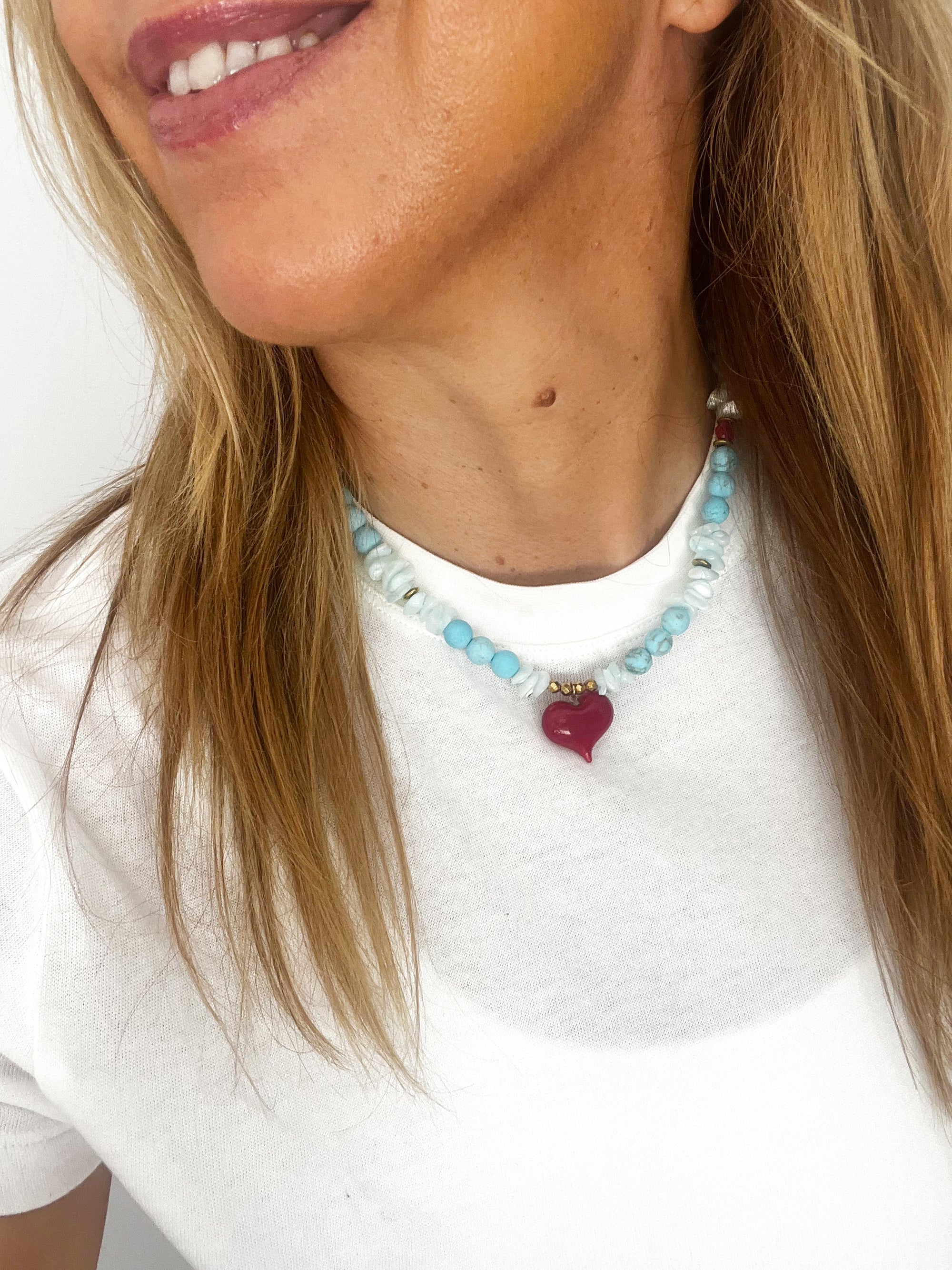 Goupi -  Turquoise necklace