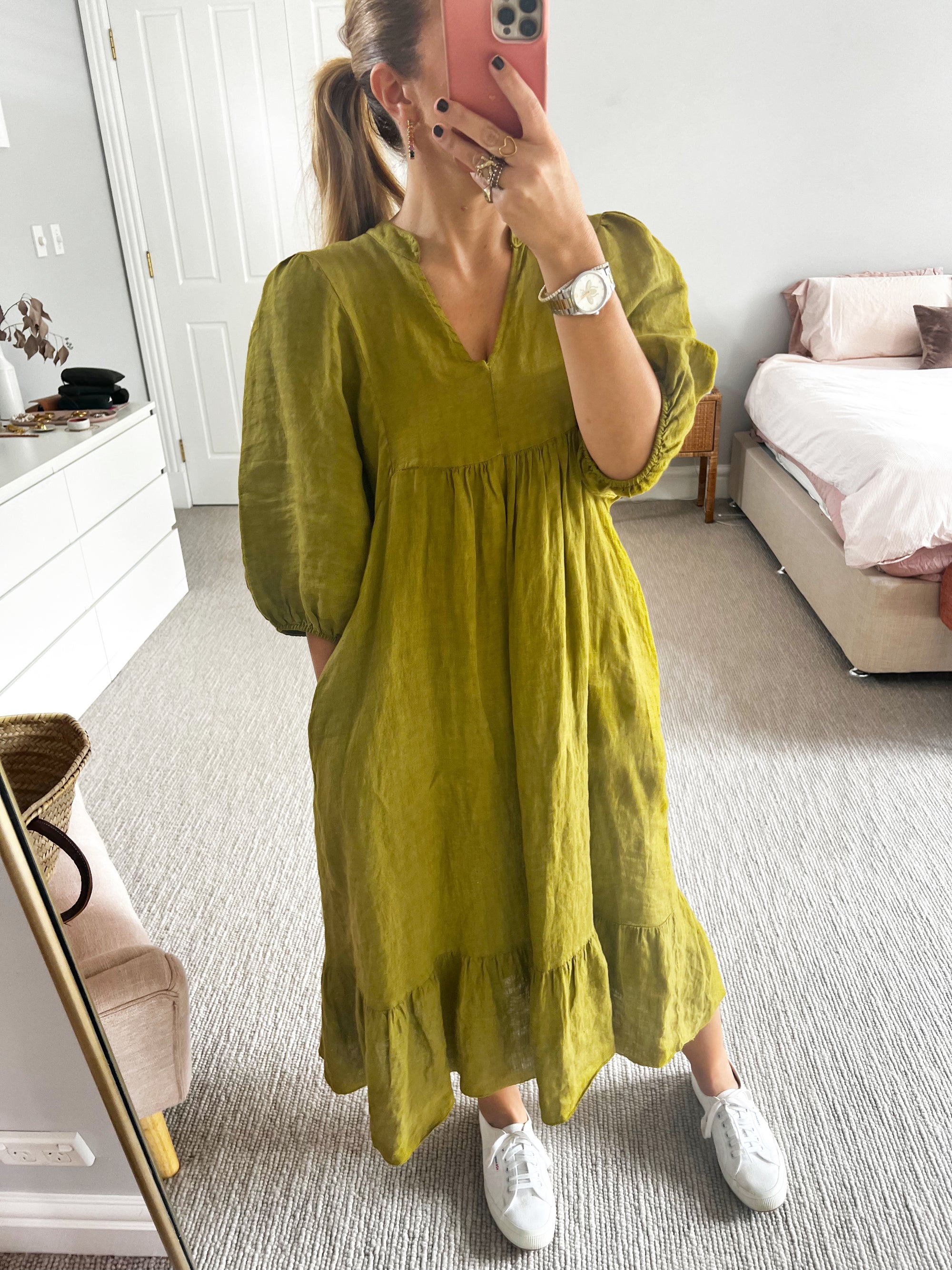 TSM - Yasmine dress - olive