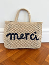 The Jacksons - Merci natural bag * pre-loved *