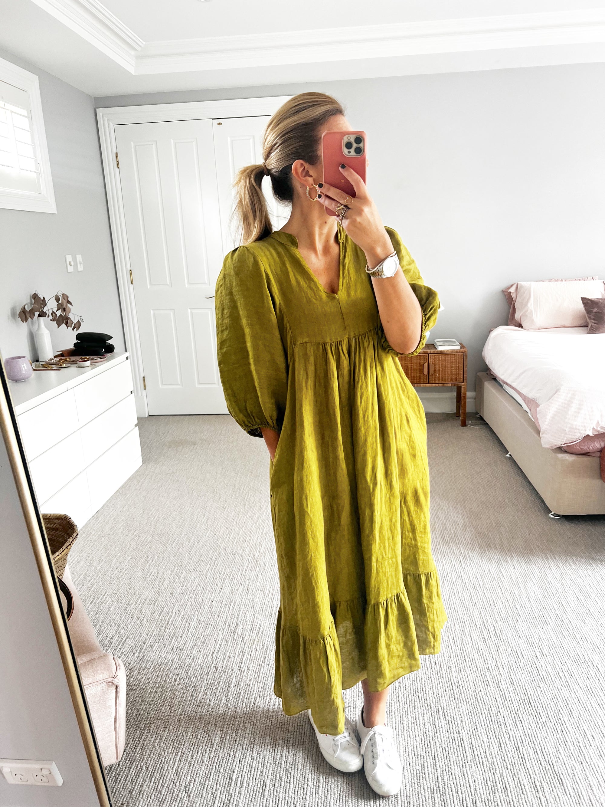 TSM - Yasmine dress - olive