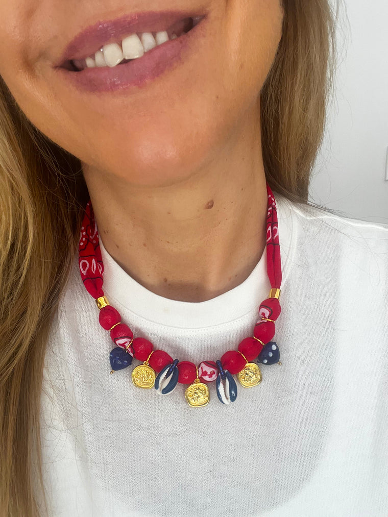 Goupi - Charm bandana necklace