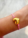 Goupi -  Heart bracelet pink