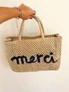 The Jacksons - Merci natural bag * pre-loved *