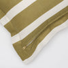 House of Lita - olive stripe cushion