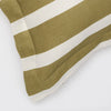 House of Lita - olive stripe cushion