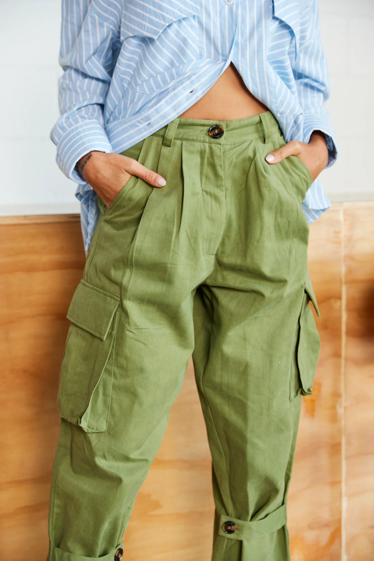 LAU - Kingston cargo pants khaki