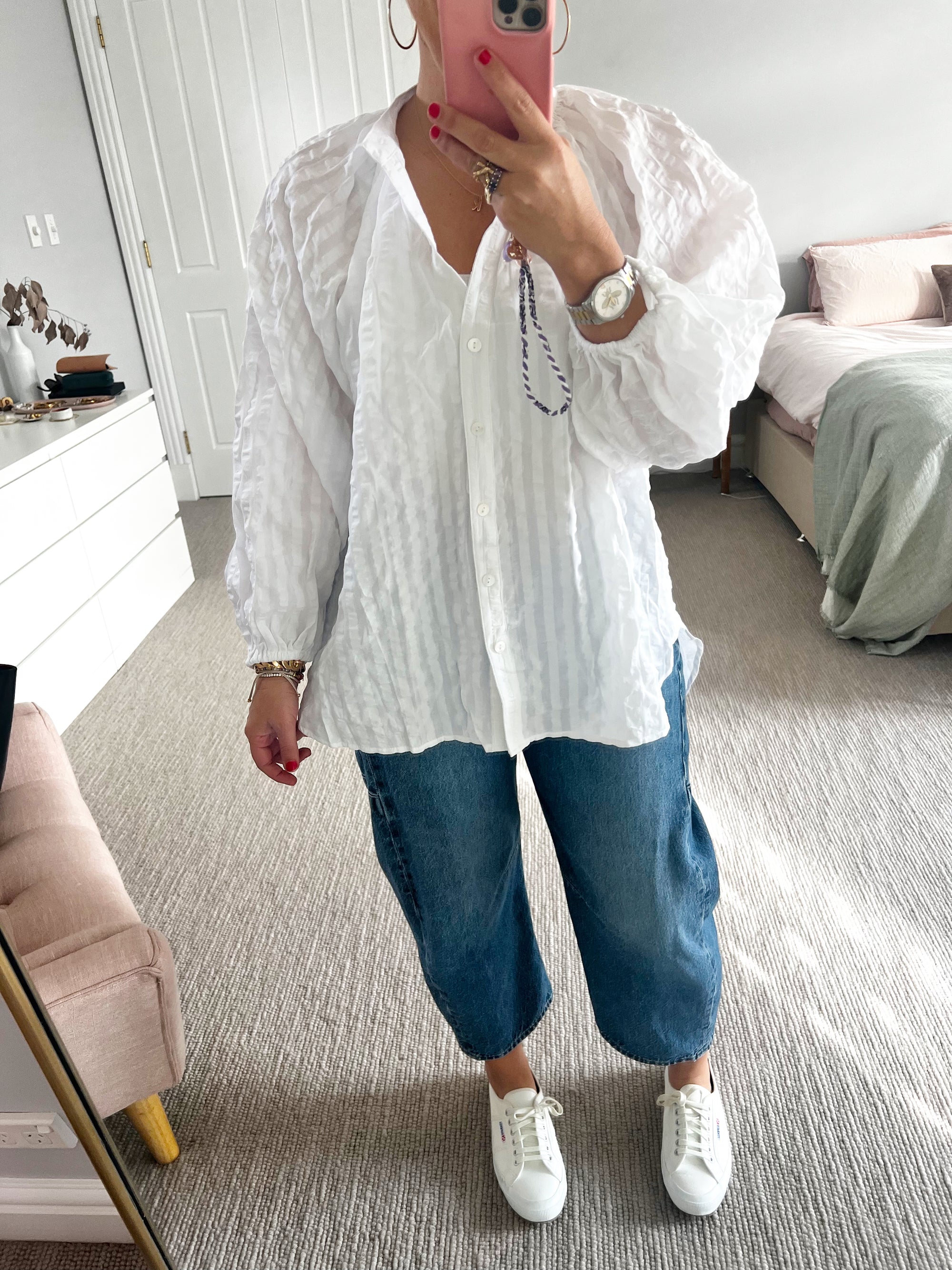 Kiik Luxe - white blouse * pre-loved *