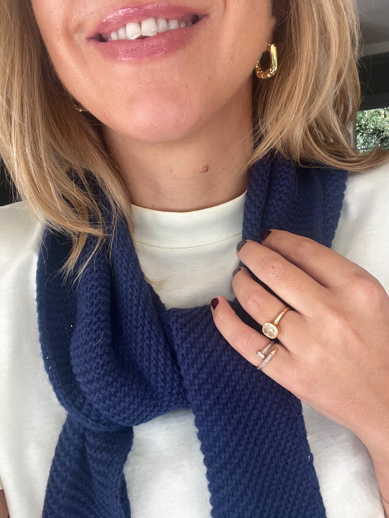 TSM - Sophie hood / scarf navy