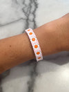 Mosk -  Daisy chain white/pink bracelet