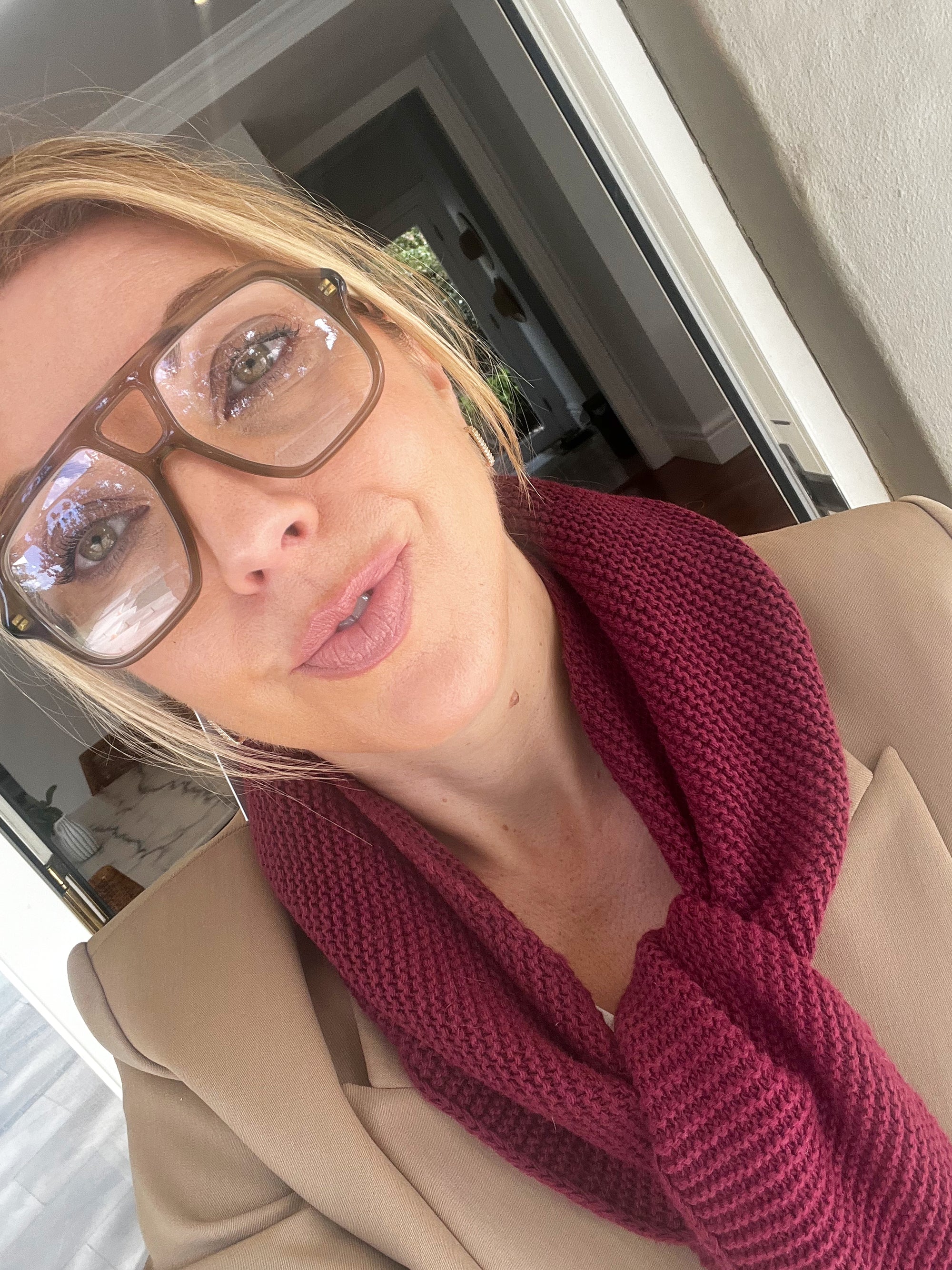 TSM - Sophie hood / scarf bordeaux **