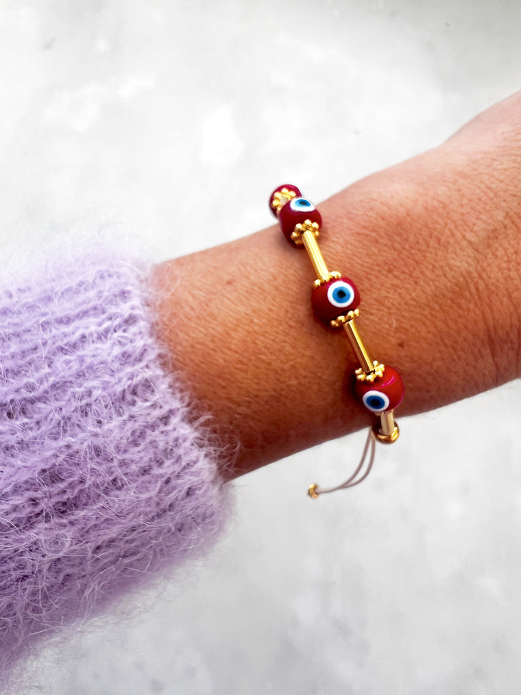 Goupi -  Protection Bracelet red