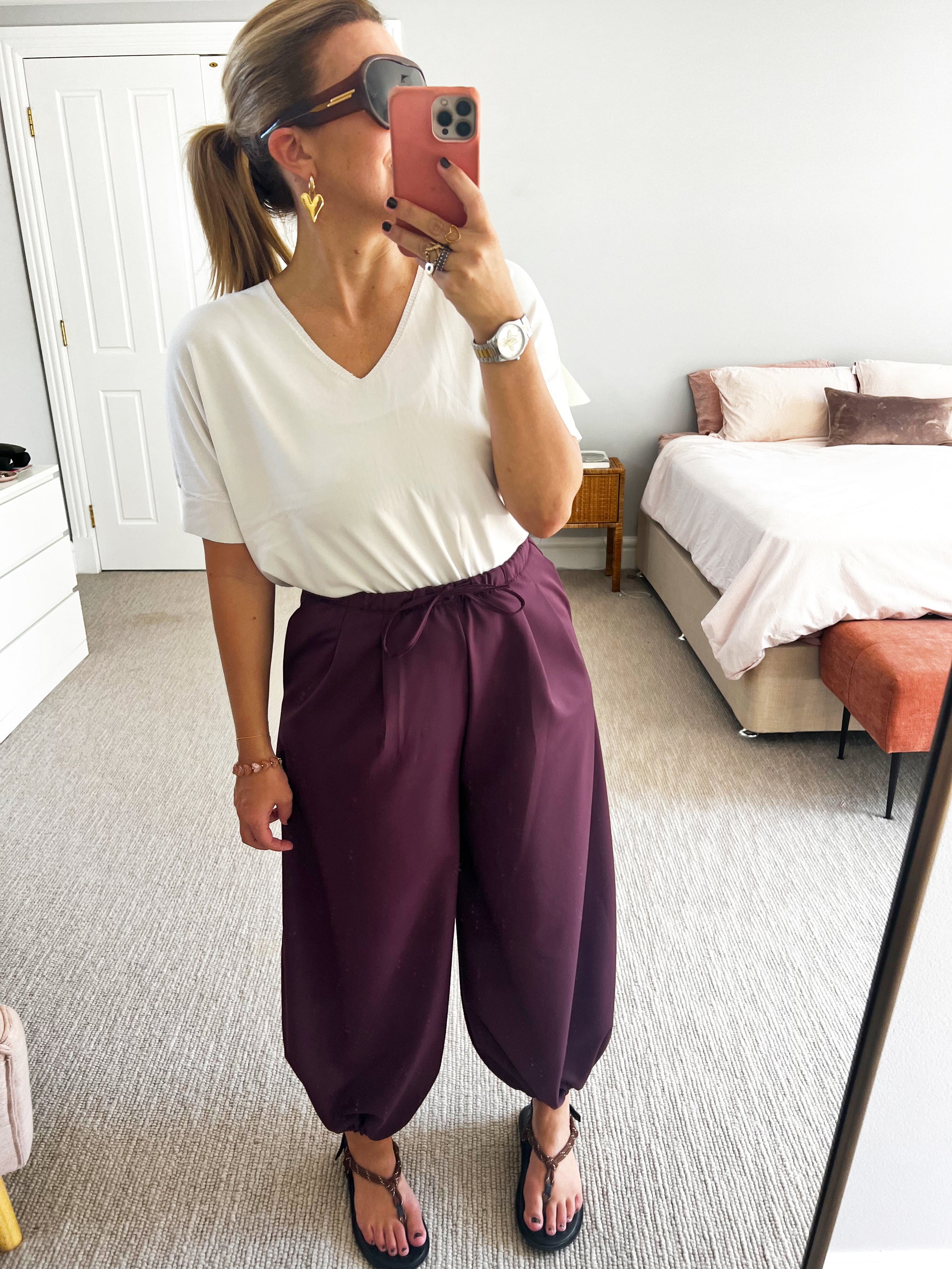 TSM - Suki pants - bordeaux