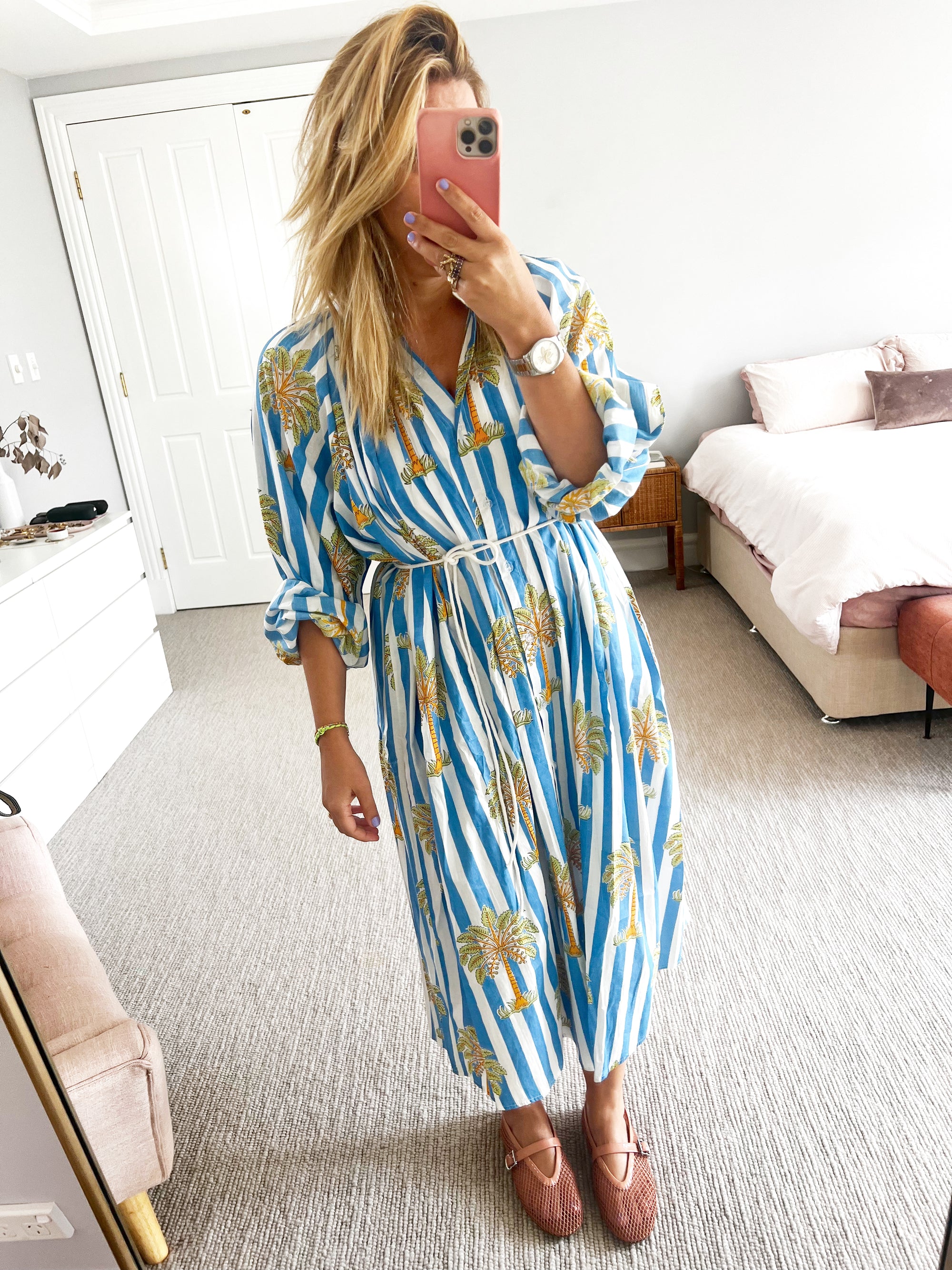 Roselle - Cabana dress blue **