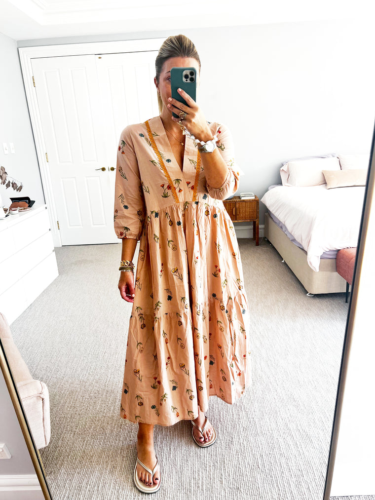 Naudic - Penelope dress apricot