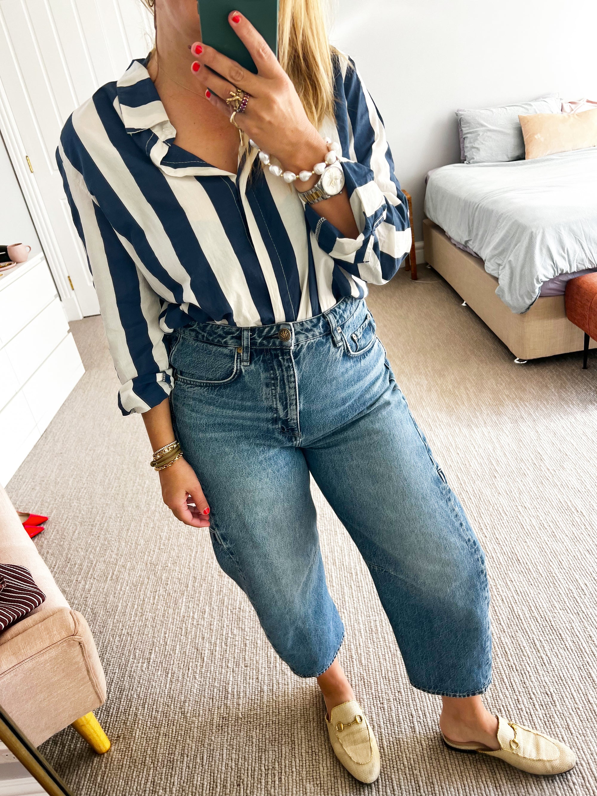 TSM - Delphine stripe shirt