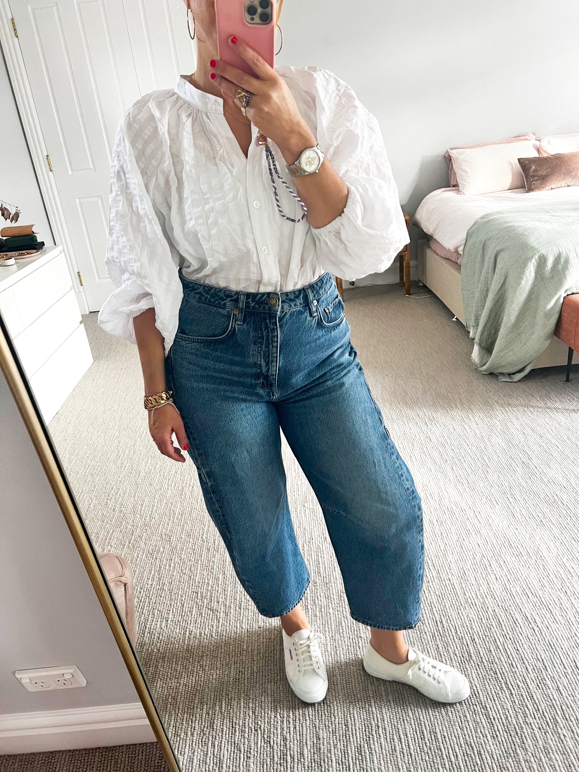 Kiik Luxe - white blouse * pre-loved *