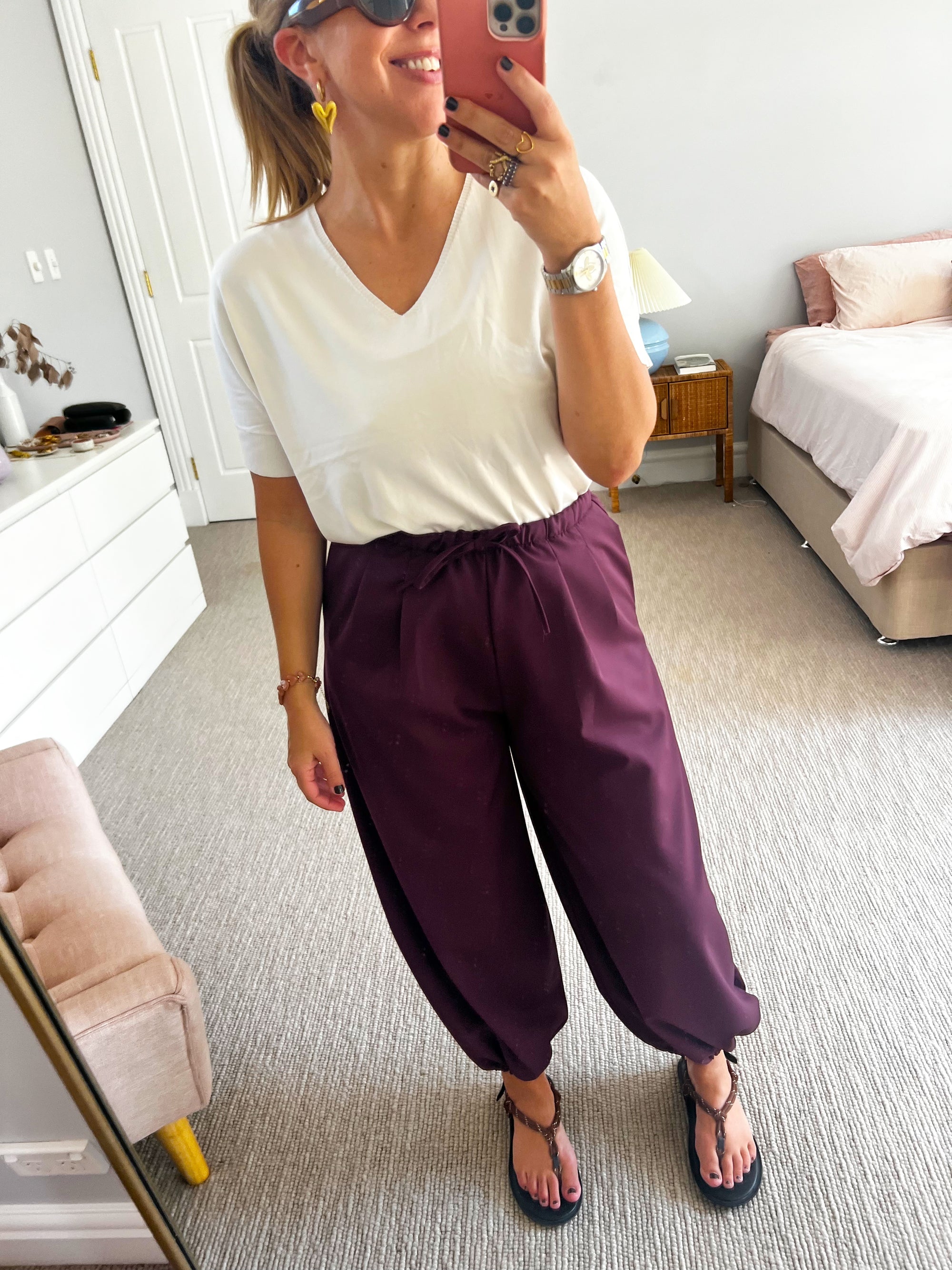 TSM - Suki pants - bordeaux