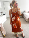 Alemais - Soleil D'Amour Silk Midi dress