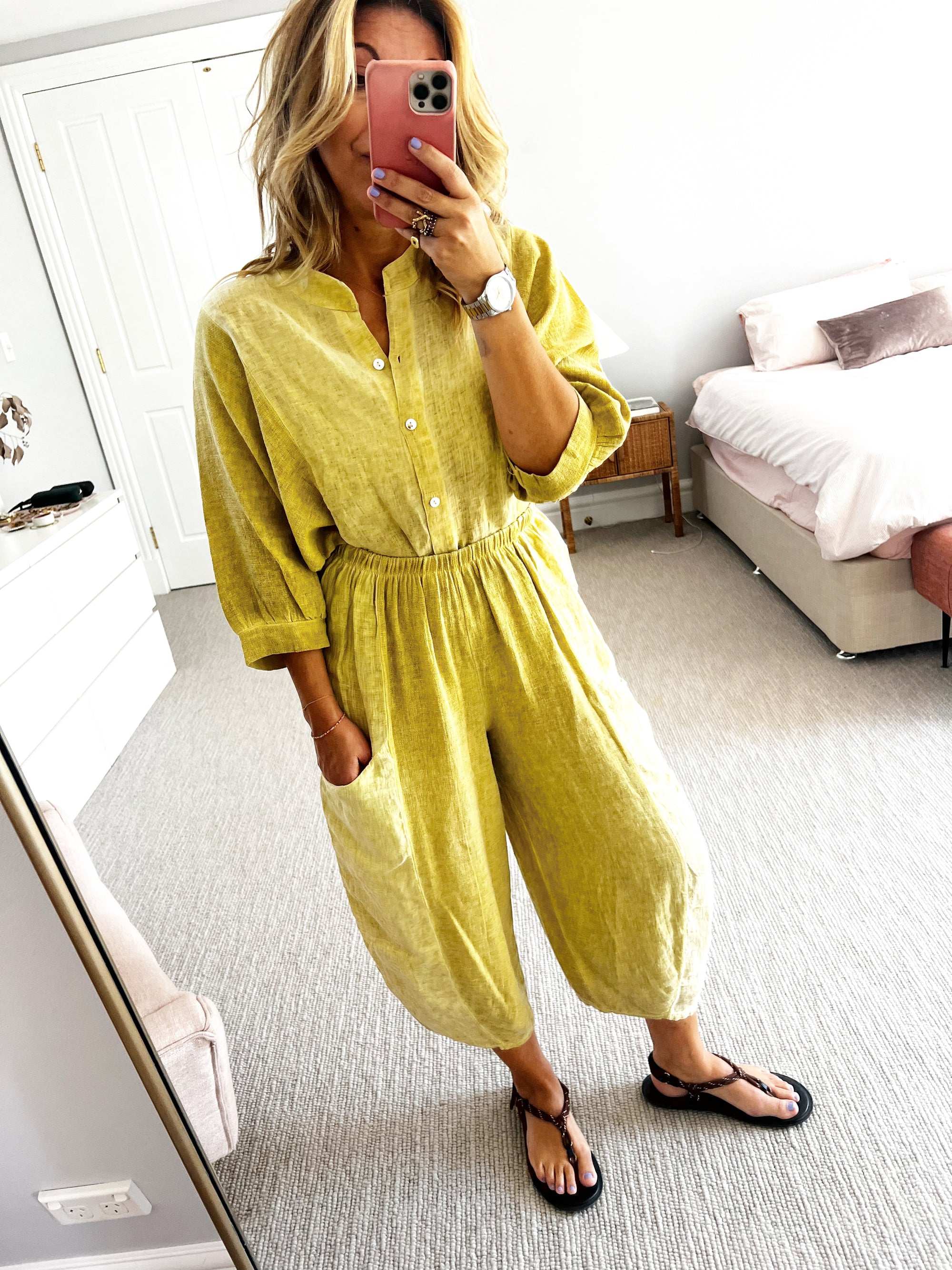 TSM - Anoushka pants - citrine