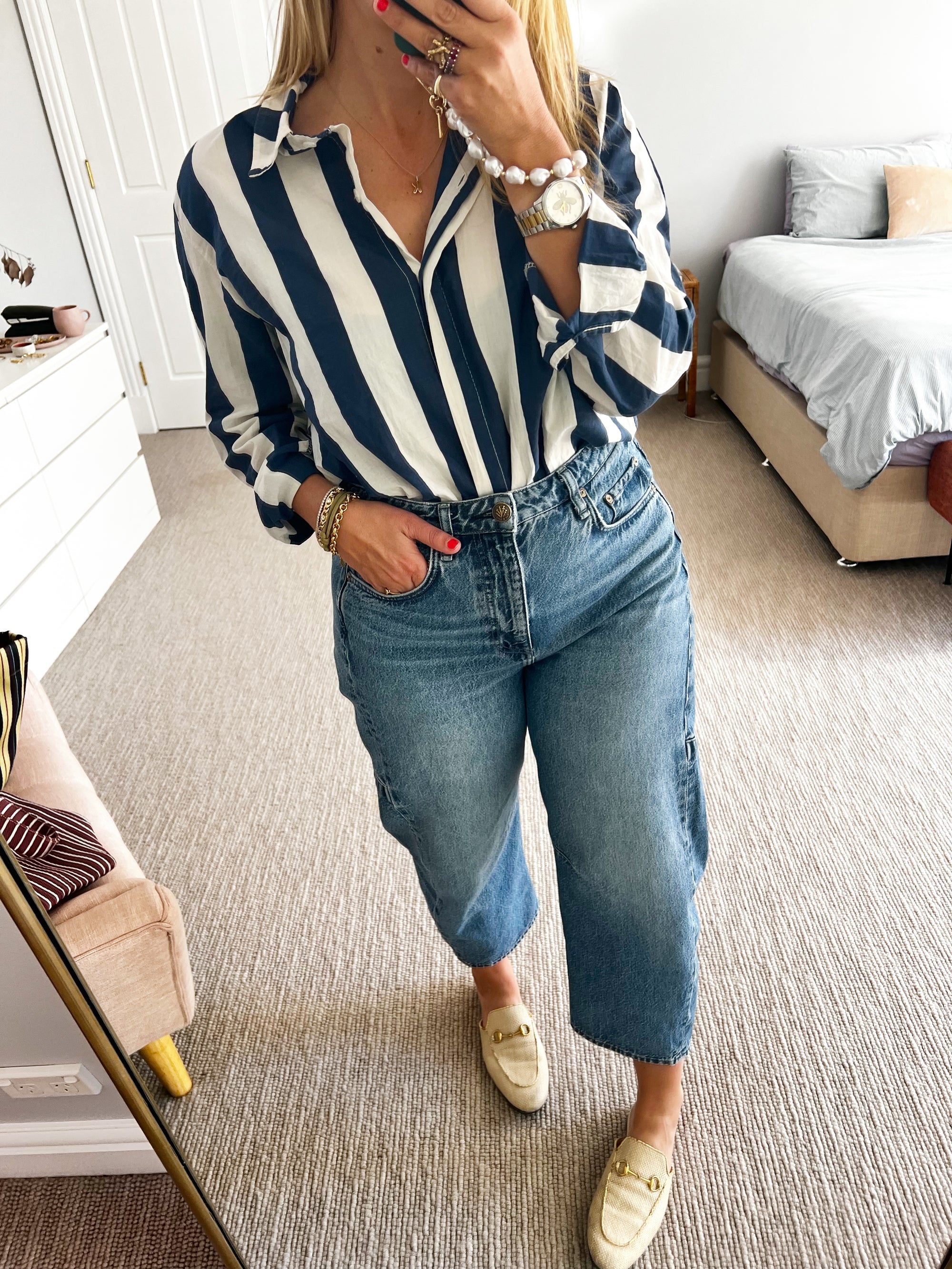 TSM - Delphine stripe shirt