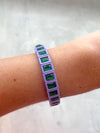 Mosk -  Purple Emerald bracelet