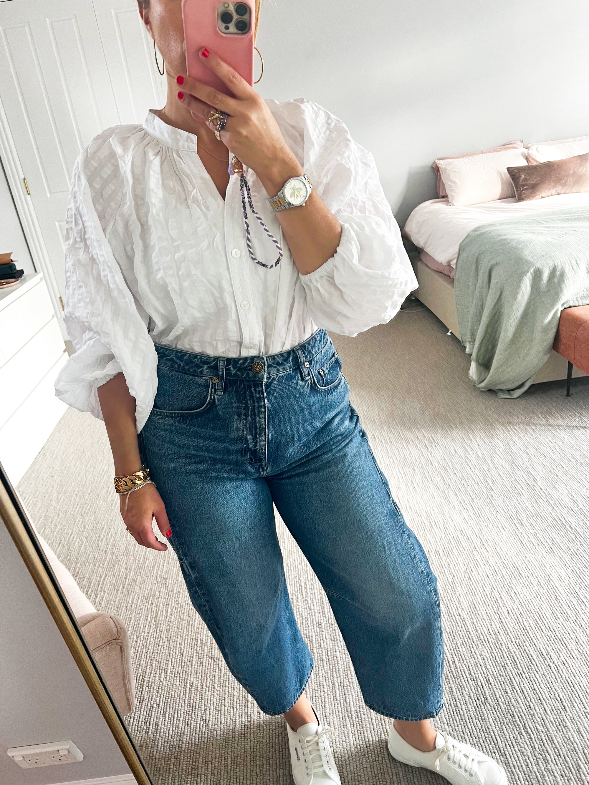 Kiik Luxe - white blouse * pre-loved *